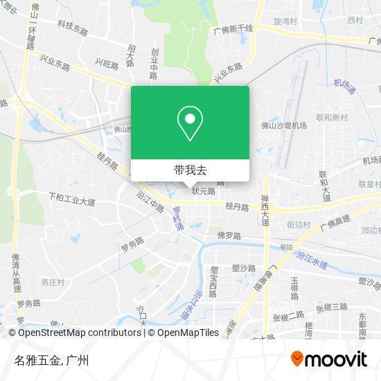名雅五金地图
