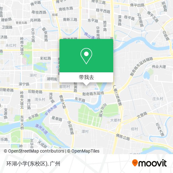 环湖小学(东校区)地图