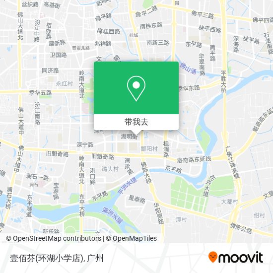 壹佰芬(环湖小学店)地图