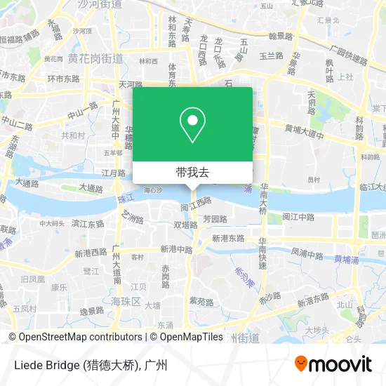 Liede Bridge (猎德大桥)地图