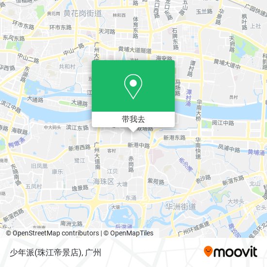 少年派(珠江帝景店)地图