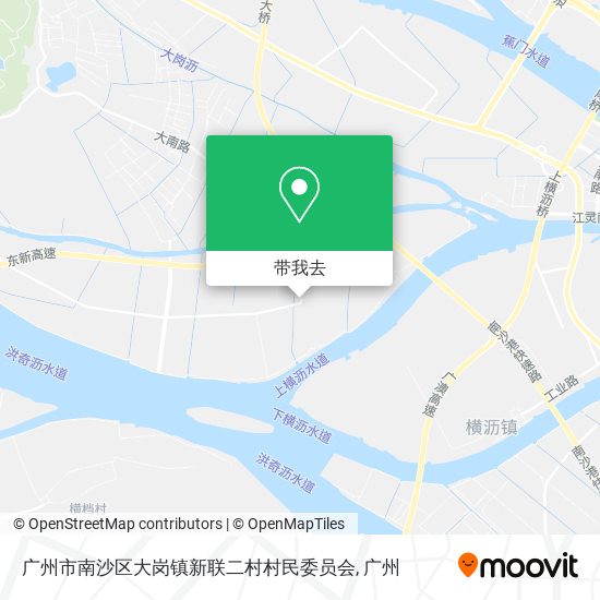 广州市南沙区大岗镇新联二村村民委员会地图