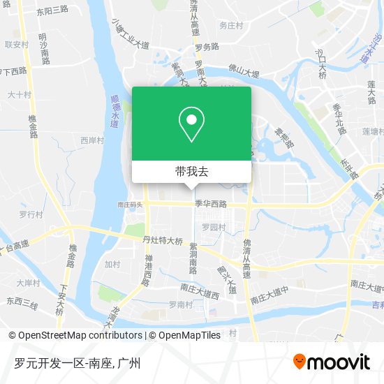 罗元开发一区-南座地图