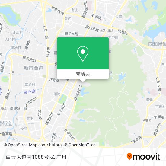 白云大道南1088号院地图