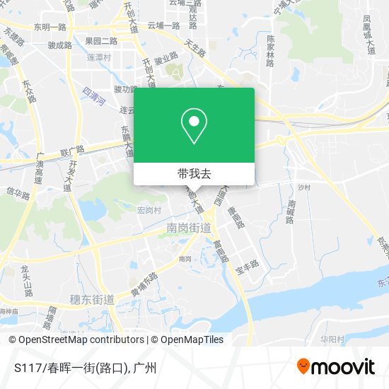 S117/春晖一街(路口)地图