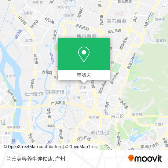 兰氏美容养生连锁店地图