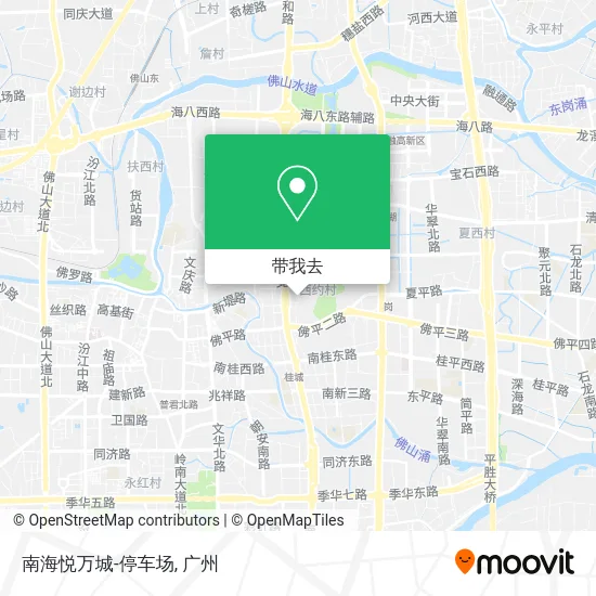 南海悦万城-停车场地图