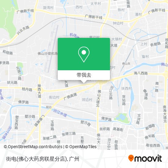 街电(佛心大药房联星分店)地图