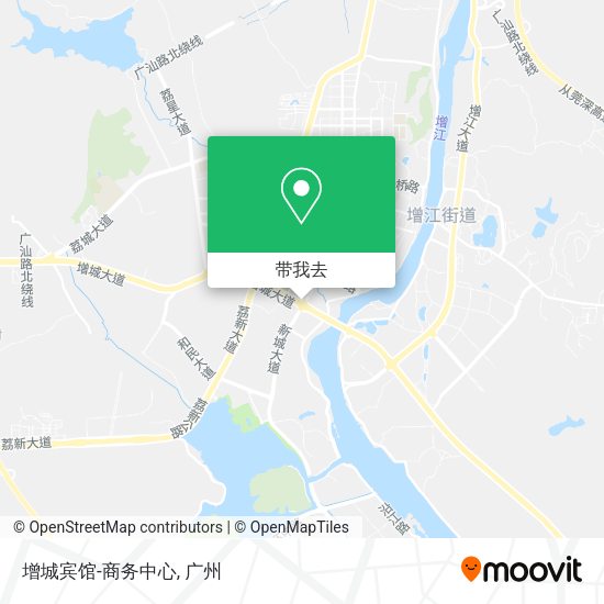 增城宾馆-商务中心地图