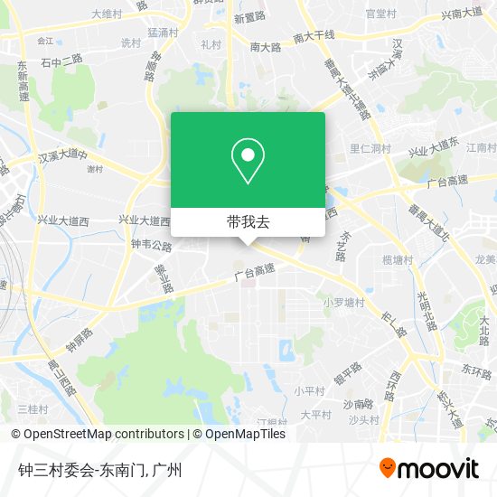 钟三村委会-东南门地图