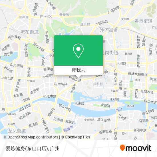 爱炼健身(东山口店)地图