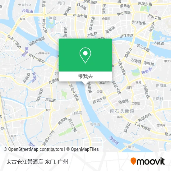 太古仓江景酒店-东门地图