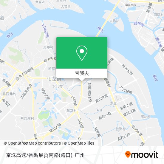 京珠高速/番禺展贸南路(路口)地图