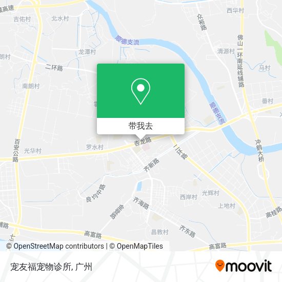 宠友福宠物诊所地图