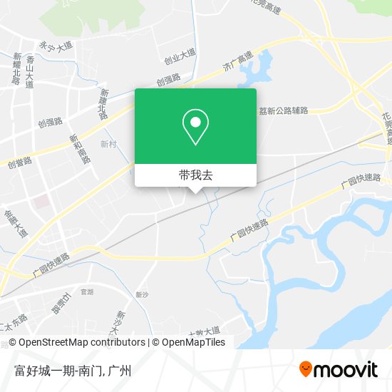 富好城一期-南门地图