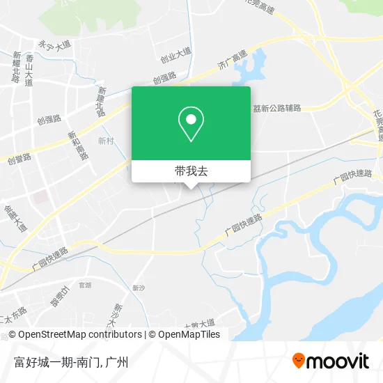 富好城一期-南门地图