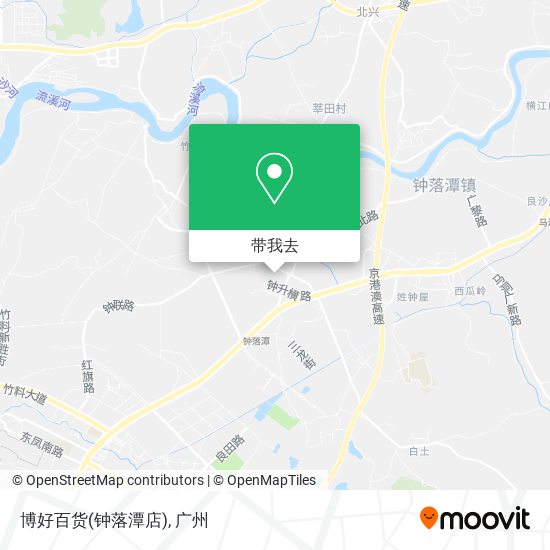 博好百货(钟落潭店)地图