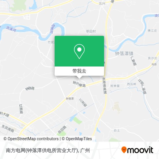 南方电网(钟落潭供电所营业大厅)地图