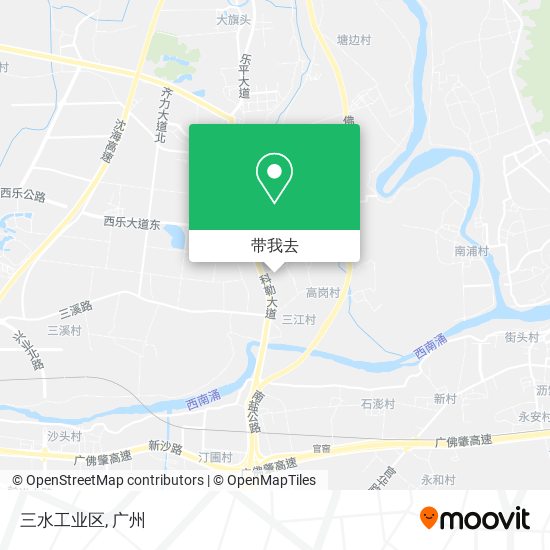 三水工业区地图