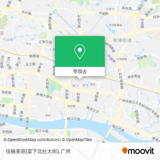 佳丽美容(棠下北社大街)地图