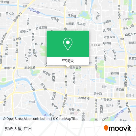 财政大厦地图