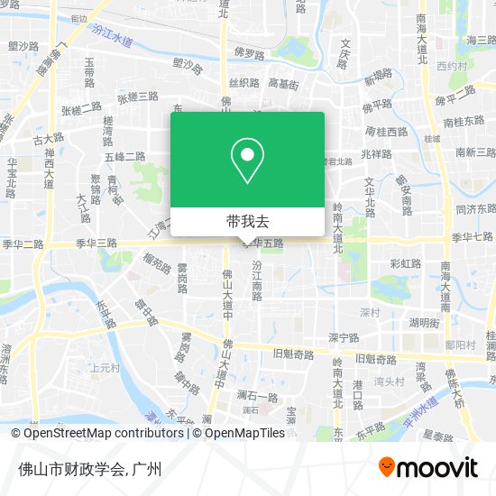 佛山市财政学会地图