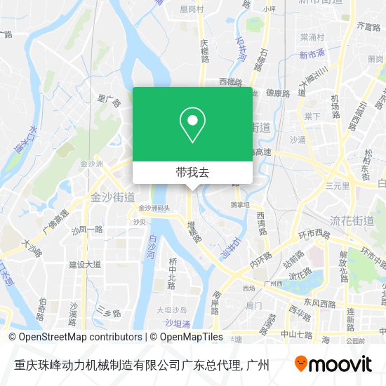 重庆珠峰动力机械制造有限公司广东总代理地图