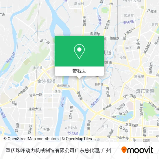 重庆珠峰动力机械制造有限公司广东总代理地图