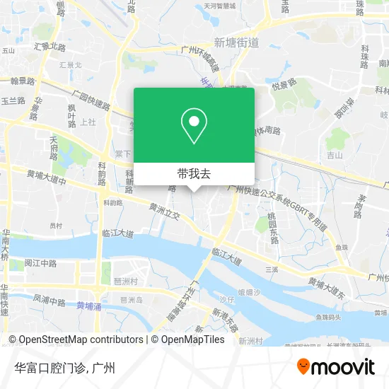 华富口腔门诊地图