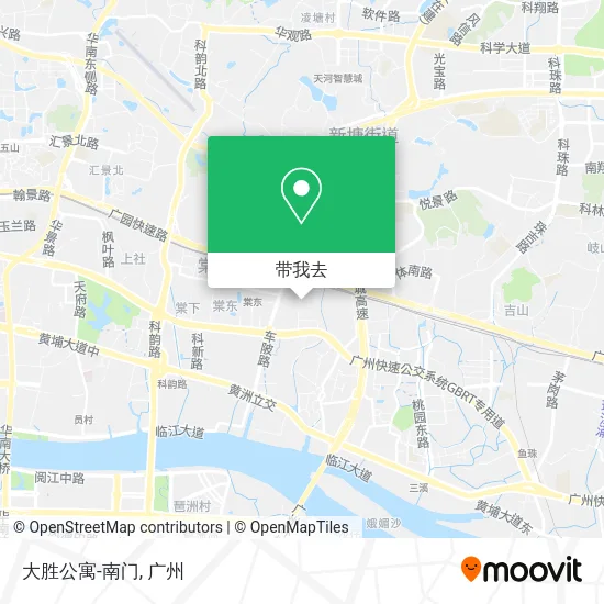 大胜公寓-南门地图