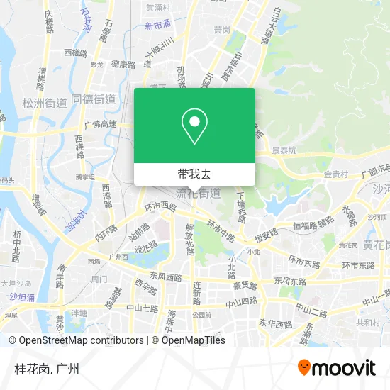 桂花岗地图