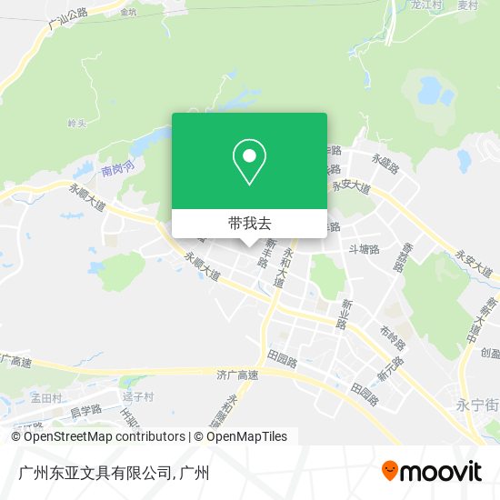 广州东亚文具有限公司地图