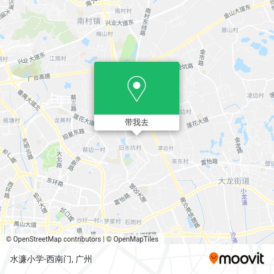 水濂小学-西南门地图