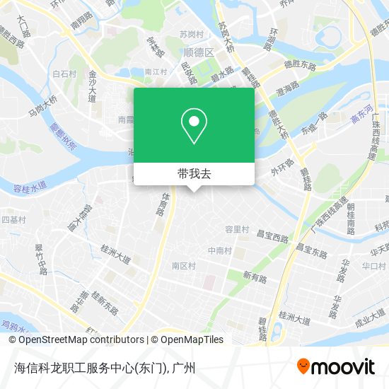 海信科龙职工服务中心(东门)地图