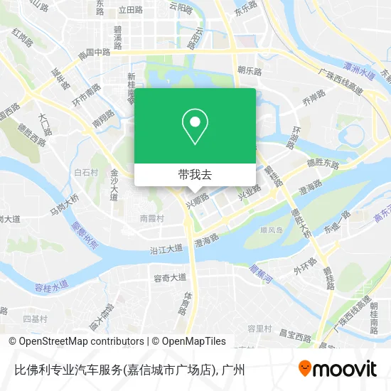 比佛利专业汽车服务(嘉信城市广场店)地图
