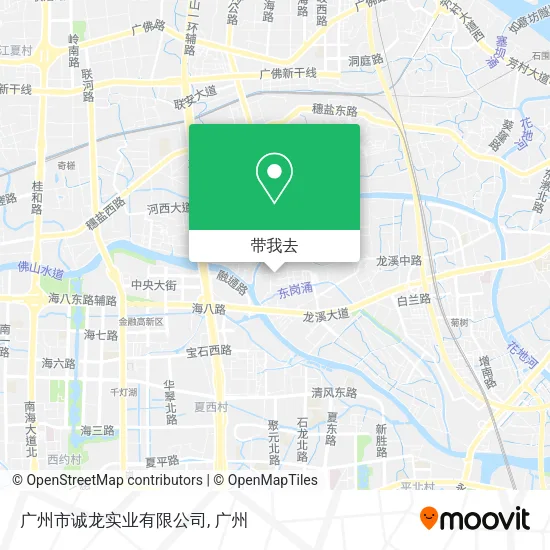 广州市诚龙实业有限公司地图