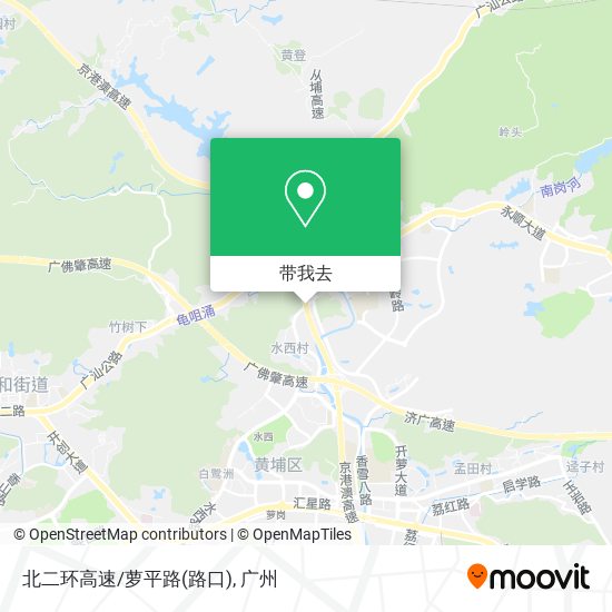 北二环高速/萝平路(路口)地图