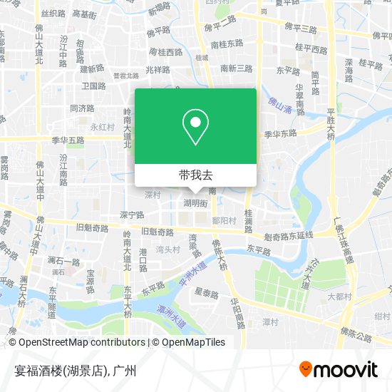 宴福酒楼(湖景店)地图
