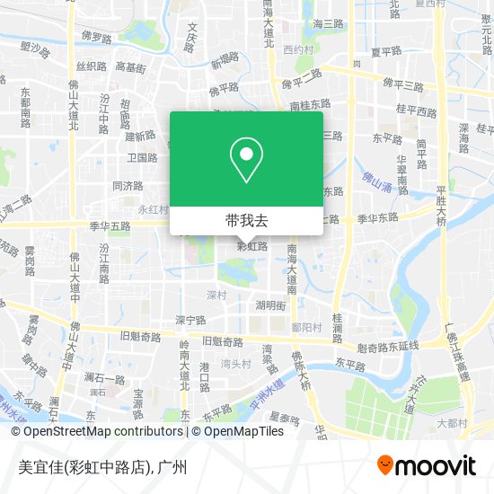 美宜佳(彩虹中路店)地图