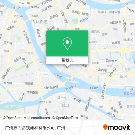 广州嘉力影视器材有限公司地图
