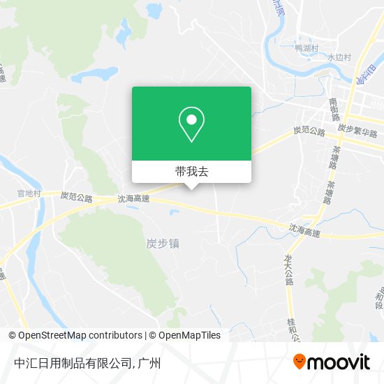中汇日用制品有限公司地图