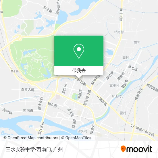 三水实验中学-西南门地图
