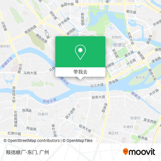 顺德糖厂-东门地图