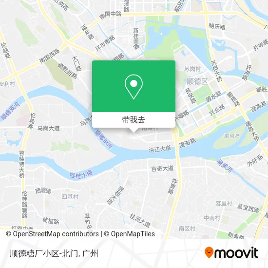 顺德糖厂小区-北门地图