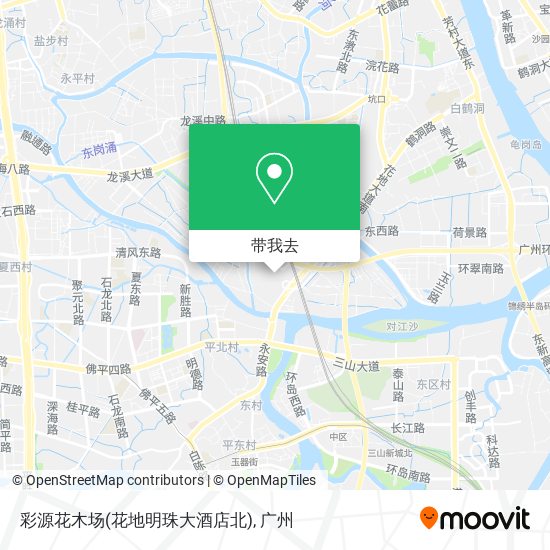 彩源花木场(花地明珠大酒店北)地图
