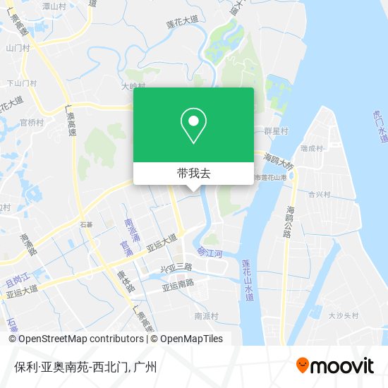 保利·亚奥南苑-西北门地图