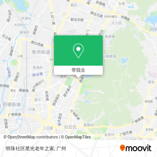 明珠社区星光老年之家地图