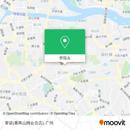 赛诺(番禺山姆会员店)地图