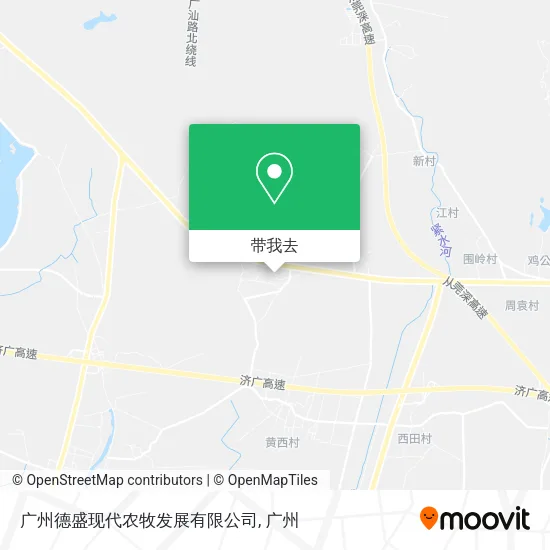 广州德盛现代农牧发展有限公司地图