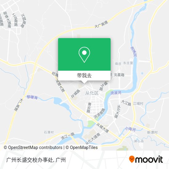 广州长盛交校办事处地图